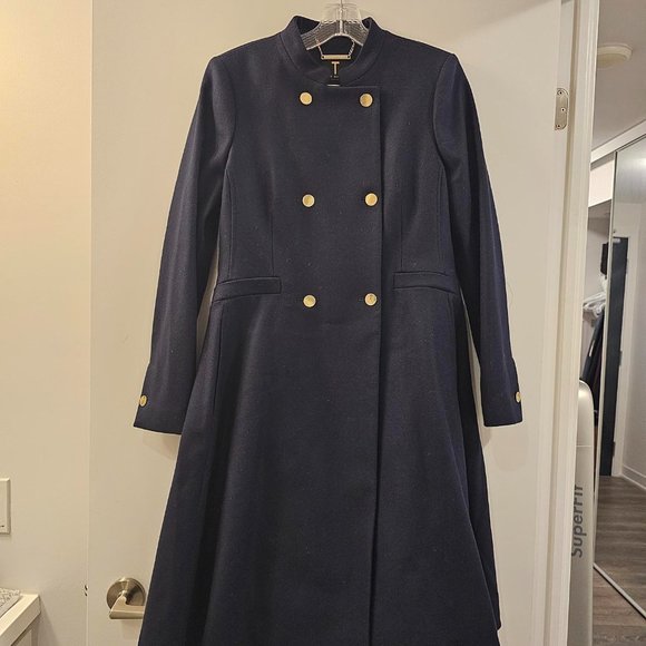Ted Baker 100% Wool Coat - Ted Size 4 - US 8 10 - Picture 1 of 11